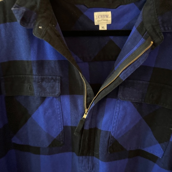 J.Crew Quarter Zip Shacket - Picture 2 of 3